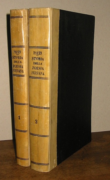Italo Pizzi Storia della poesia persiana. Volume primo (e Volume secondo) 1894 Torino UTET